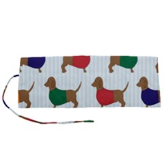 Dachshund Roll Up Canvas Pencil Holder (s)