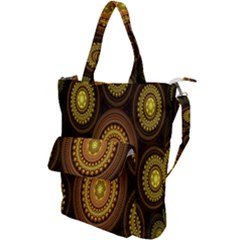 Fractal Shoulder Tote Bag by nateshop