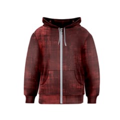 Background-maroon Kids  Zipper Hoodie by nateshop