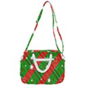 Background-green Red Star Rope Handles Shoulder Strap Bag View3