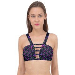 Background-triangle Cage Up Bikini Top by nateshop