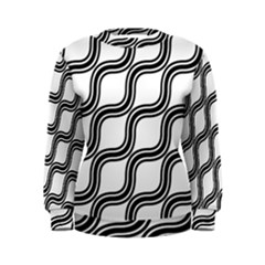 Diagonal-black White Women s Sweatshirt by nateshop