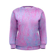  Texture Pink Light Blue Women s Sweatshirt