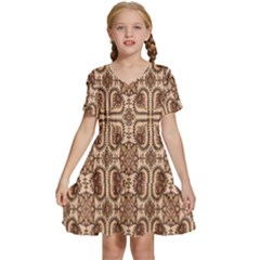 Medieval Kids  Short Sleeve Tiered Mini Dress