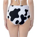 Cow Pattern Classic High-Waist Bikini Bottoms View2