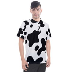 Cow Pattern Men s Polo Tee by BangZart