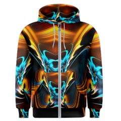 Duck-crazy-duck-abstract Men s Zipper Hoodie