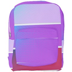 Pattern Banner Set Dot Abstract Full Print Backpack