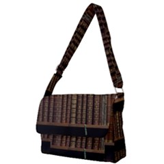 Books Covers Book Case Old Library Full Print Messenger Bag (l) by Amaryn4rt