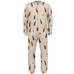 Raindrops Water Drops Pattern Onepiece Jumpsuit (men) by Amaryn4rt