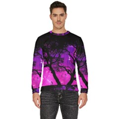 Tree Men Space Universe Surreal Men s Fleece Sweatshirt