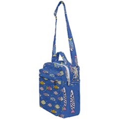 Sea Fish Blue Submarine Animals Crossbody Day Bag