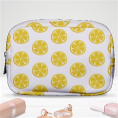 Fruit Food Juicy Organic Yellow Make Up Pouch (small) by Wegoenart