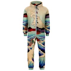 Wave Japanese Mount Fuji Hooded Jumpsuit (men) by Wegoenart