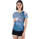 Frost Winter Morning Snow Season White Holiday Back Cut Out Sport Tee View1