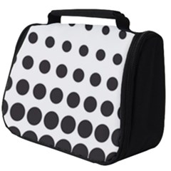 Halftone Pattern Dot Modern Retro Texture Circle Full Print Travel Pouch (big) by artworkshop