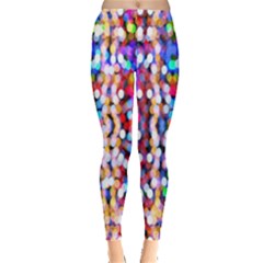 Abstract Background Blur Leggings  by artworkshop