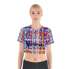 Abstract Background Blur Cotton Crop Top