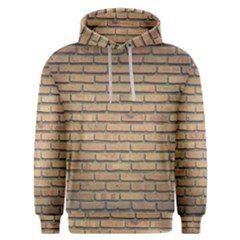 Bricks Wall Red  Men s Overhead Hoodie by artworkshop