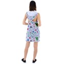 New Year Christmas Winter Watercolor Racer Back Hoodie Dress View2