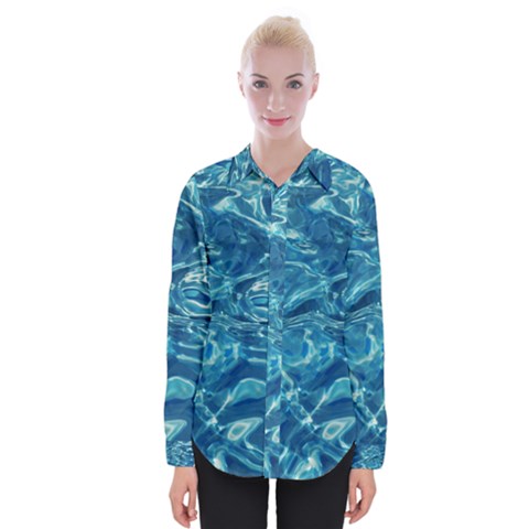 Surface Abstract Background Womens Long Sleeve Shirt by artworkshop