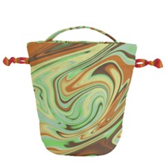 Art Background Abstract Pattern Texture Drawstring Bucket Bag