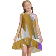 Europa Positive Thinking Mountain Kids  Frill Swing Dress by Wegoenart