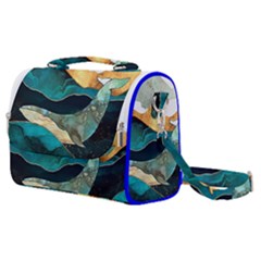 Ocean Whale Painting Sea Undersea Satchel Shoulder Bag by Wegoenart