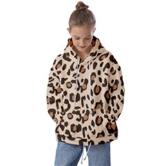 Leopard Jaguar Dots Kids  Oversized Hoodie by ConteMonfrey