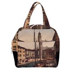  The Harbor, Riva, Lake Garda, Italy 1890-1900 Boxy Hand Bag by ConteMonfrey