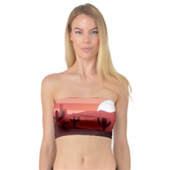 Artistic Digital Landscape Art Bandeau Top by Wegoenart