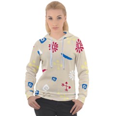 Pattern-star Moca Women s Overhead Hoodie