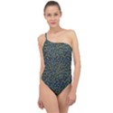 Abstract Pattern Sprinkles Sprinkle Classic One Shoulder Swimsuit View1