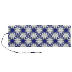 Background Pattern Texture Design Roll Up Canvas Pencil Holder (m)