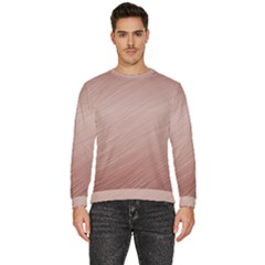 Background-pink Soft Men s Fleece Sweatshirt