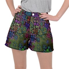 Flowers Ripstop Shorts