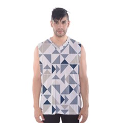 Geometric Men s Basketball Tank Top