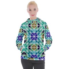 Mosaic Women s Hooded Pullover by nateshop