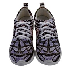 Liberty Inspired Embroidery Iv Athletic Shoes by kaleidomarblingart