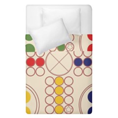 Ludo Game Duvet Cover Double Side (single Size) by Wegoenart