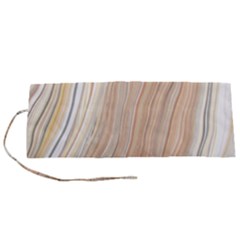 Marble Texture Marble Painting Roll Up Canvas Pencil Holder (s)