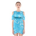 Illustration Scribble Reason Design Pattern Shoulder Cutout One Piece Dress View1