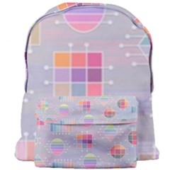 Illustration Pastel Shape Geometric Giant Full Print Backpack