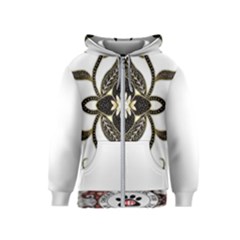 Im Fourth Dimension Colour 56 Kids  Zipper Hoodie