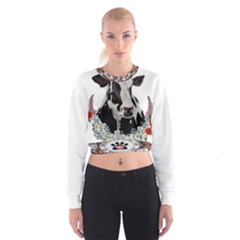 Im Fourth Dimension Colour 54 Cropped Sweatshirt