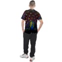 Beautiful Peacock Feather Men s Sport Top View2