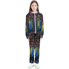 Beautiful Peacock Feather Kids  Tracksuit by Jancukart