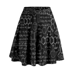 Medical Biology Detail Medicine Psychedelic Science Abstract Abstraction Chemistry Genetics High Waist Skirt