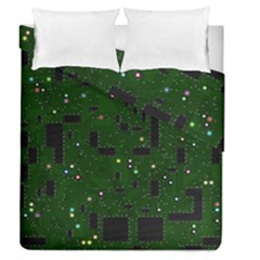 Board Conductors Circuits Duvet Cover Double Side (queen Size) by Jancukart