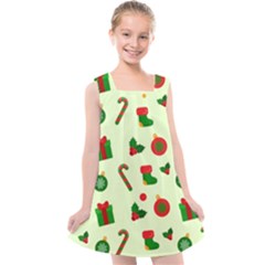 Illustration Festive Background Holiday Background Kids  Cross Back Dress by Amaryn4rt